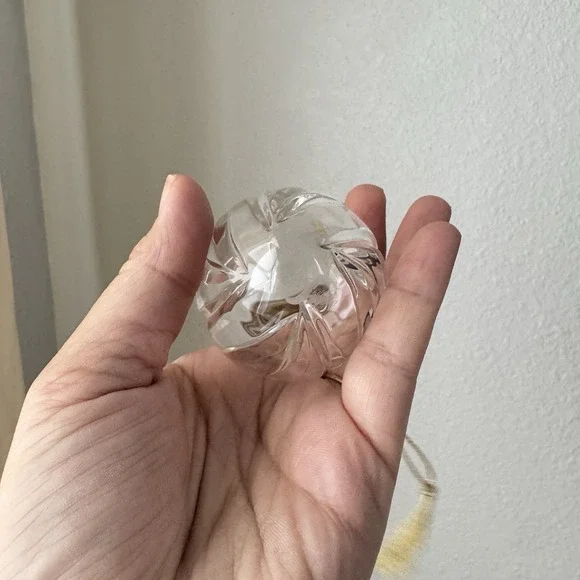 Vtg Miller Rogaska Full Lead Crystal Christmas Ornament Teardrop Richmond In Box - Picture 6 of 9